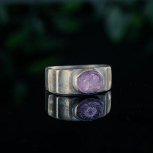 “Marcus” – Roman Silver Signet Ring with Intaglio Star & Laurel Wreath (3rd Century AD) – EU 58 / US 8.25 Aurora Antiqua