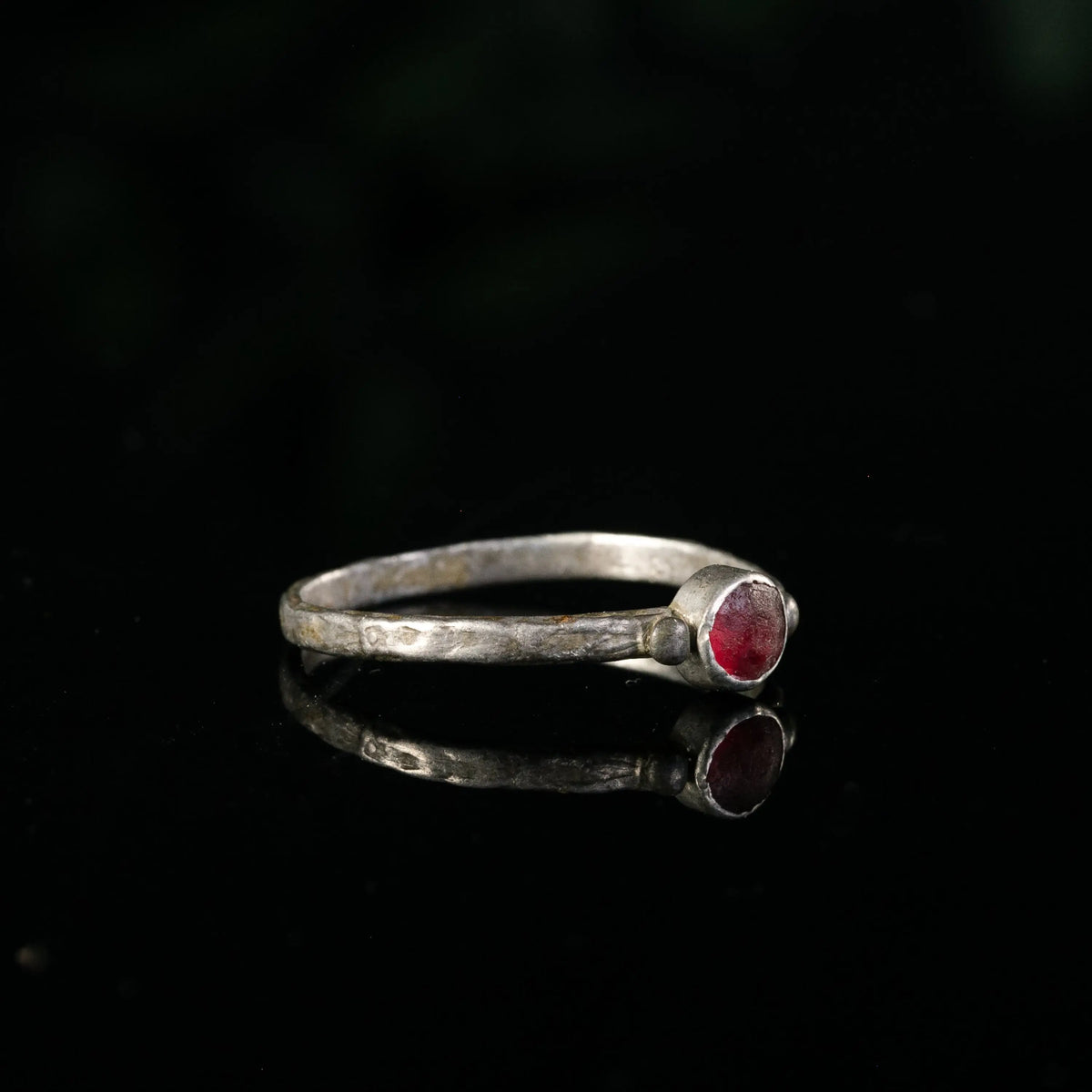 Byzantine Silver Ring 'Theodora' (9th-12th c. AD) EU 63/US 10.5