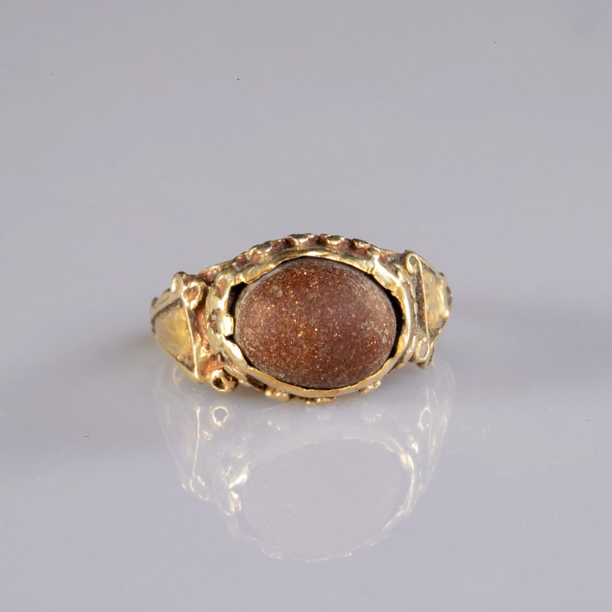 “Basil” – Roman–Early Byzantine Gold Ring (5th–7th Century AD) – EU 56 / US 7.6 Aurora Antiqua