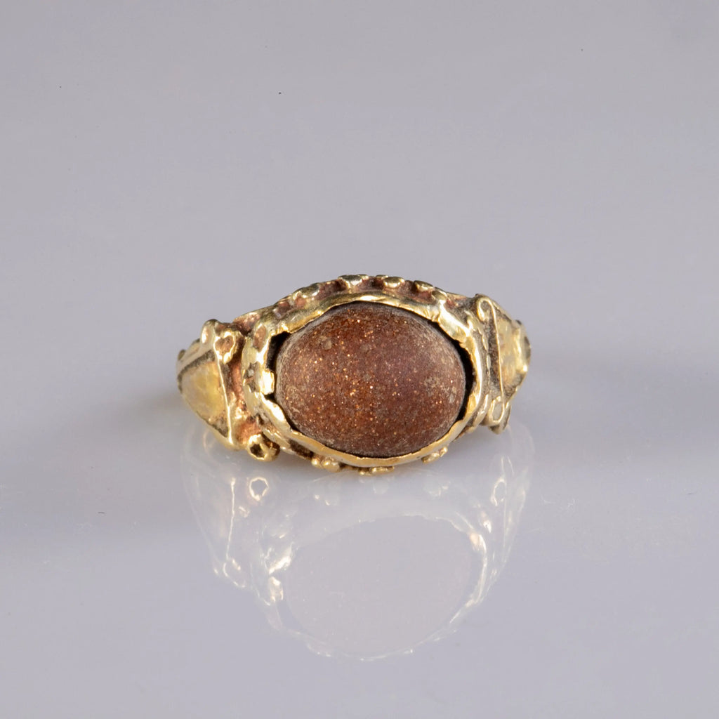 “Basil” – Roman–Early Byzantine Gold Ring (5th–7th Century AD) – EU 56 / US 7.6 Aurora Antiqua