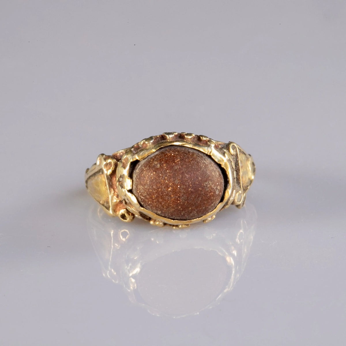 Roman Gold Ring 'Basil' (5th-7th c. AD) EU 56/US 7.6