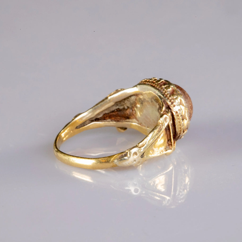 “Basil” – Roman–Early Byzantine Gold Ring (5th–7th Century AD) – EU 56 / US 7.6 Aurora Antiqua