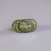 “Livia” – Roman Bronze Signet Ring Depicting Fortuna with Cornucopia (2nd–3rd Century AD) – EU 44 / US 3 Aurora Antiqua