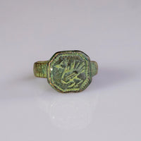 “Aelia” – Roman Bronze Signet Ring (2nd–3rd Century AD) – EU 51 / US 5.5 Aurora Antiqua