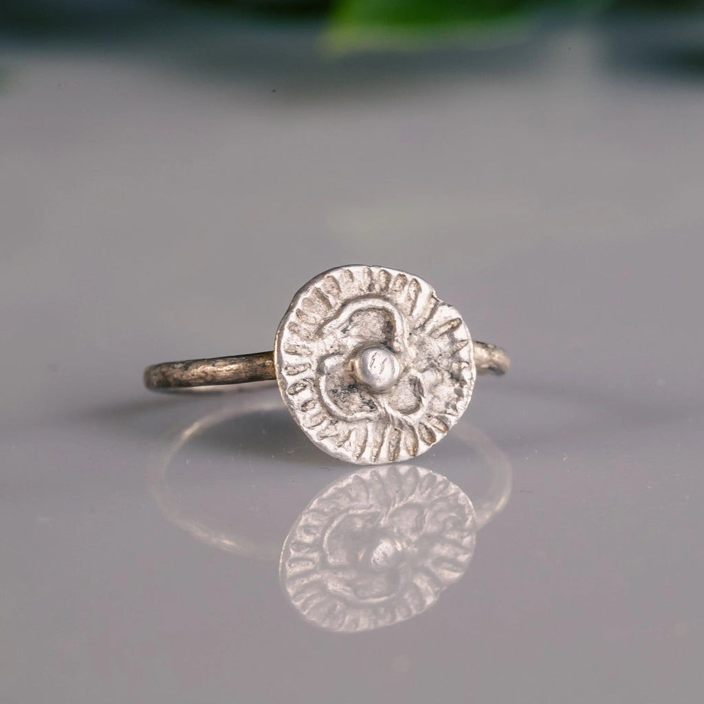 Celtic Silver Ring with Trisculum - “Brigid” (1st c. BC – 1st c. AD) – EU 60 / US 9.25 Aurora Antiqua