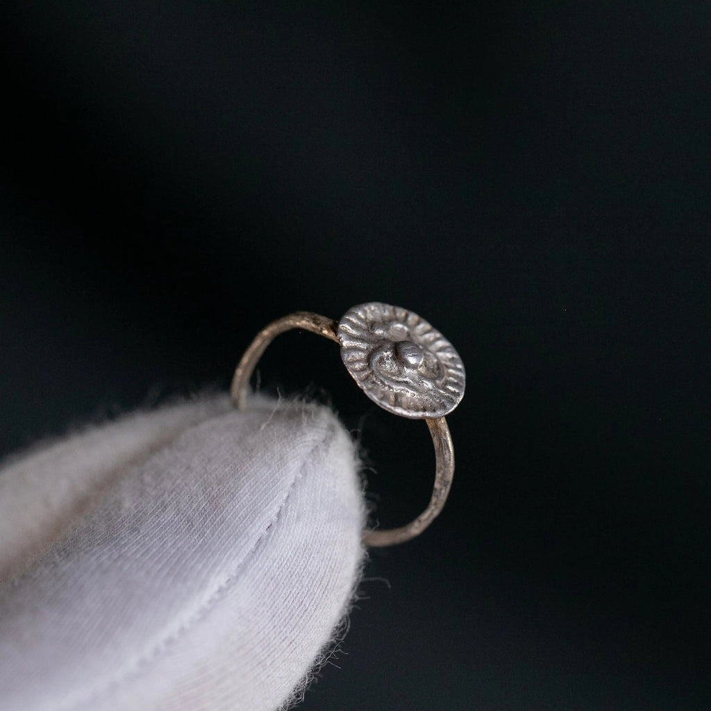 Celtic Silver Ring with Trisculum - “Brigid” (1st c. BC – 1st c. AD) – EU 60 / US 9.25 Aurora Antiqua