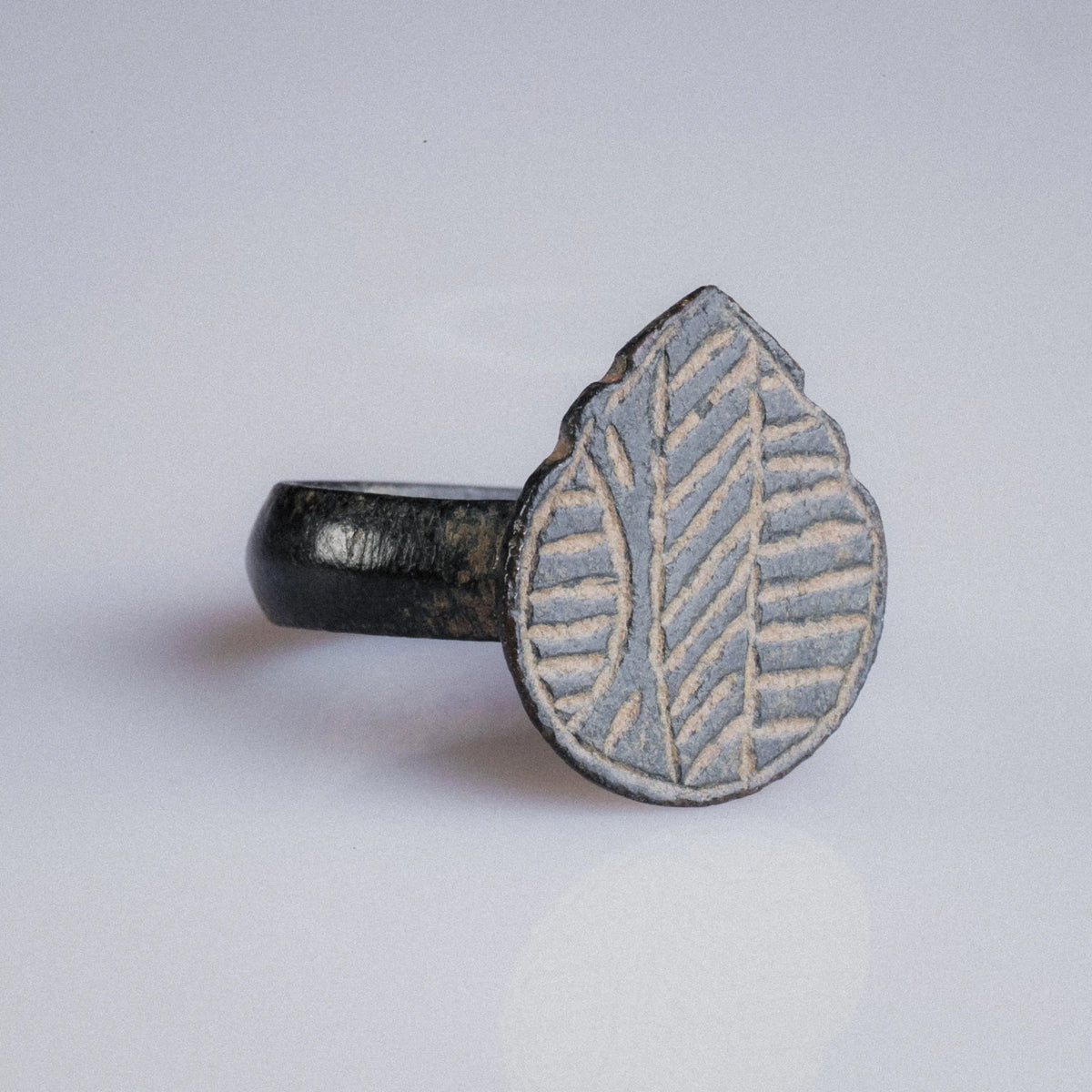 Medieval Bronze Ring 'Matthias' (11th-14th c. AD) EU 55/US 7.25
