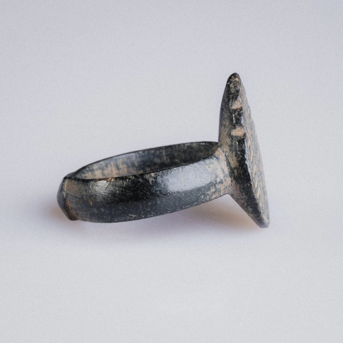 Medieval Bronze Ring 'Matthias' (11th-14th c. AD) EU 55/US 7.25