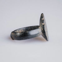 Medieval Bronze Ring with Leaf-Patterned Bezel – “Matthias” (11th–14th c. AD) – EU 55 / US 7.25 Aurora Antiqua
