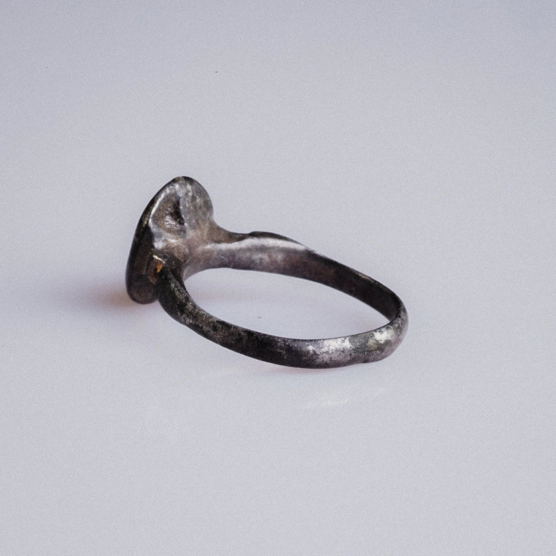 Early Medieval Silver Ring with Cross Motif – “Ward” (9th–12th c. AD) – EU 51 / US 5.75 Aurora Antiqua