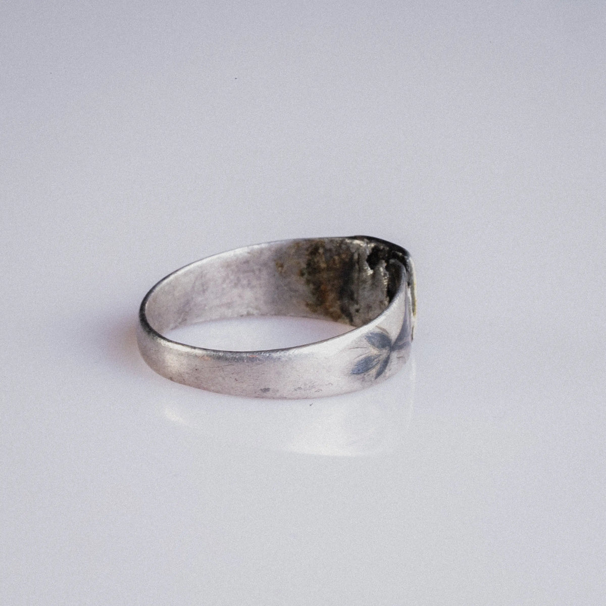 Medieval Silver Ring 'Alaric' (6th-10th c. AD) EU 57/US 8.5