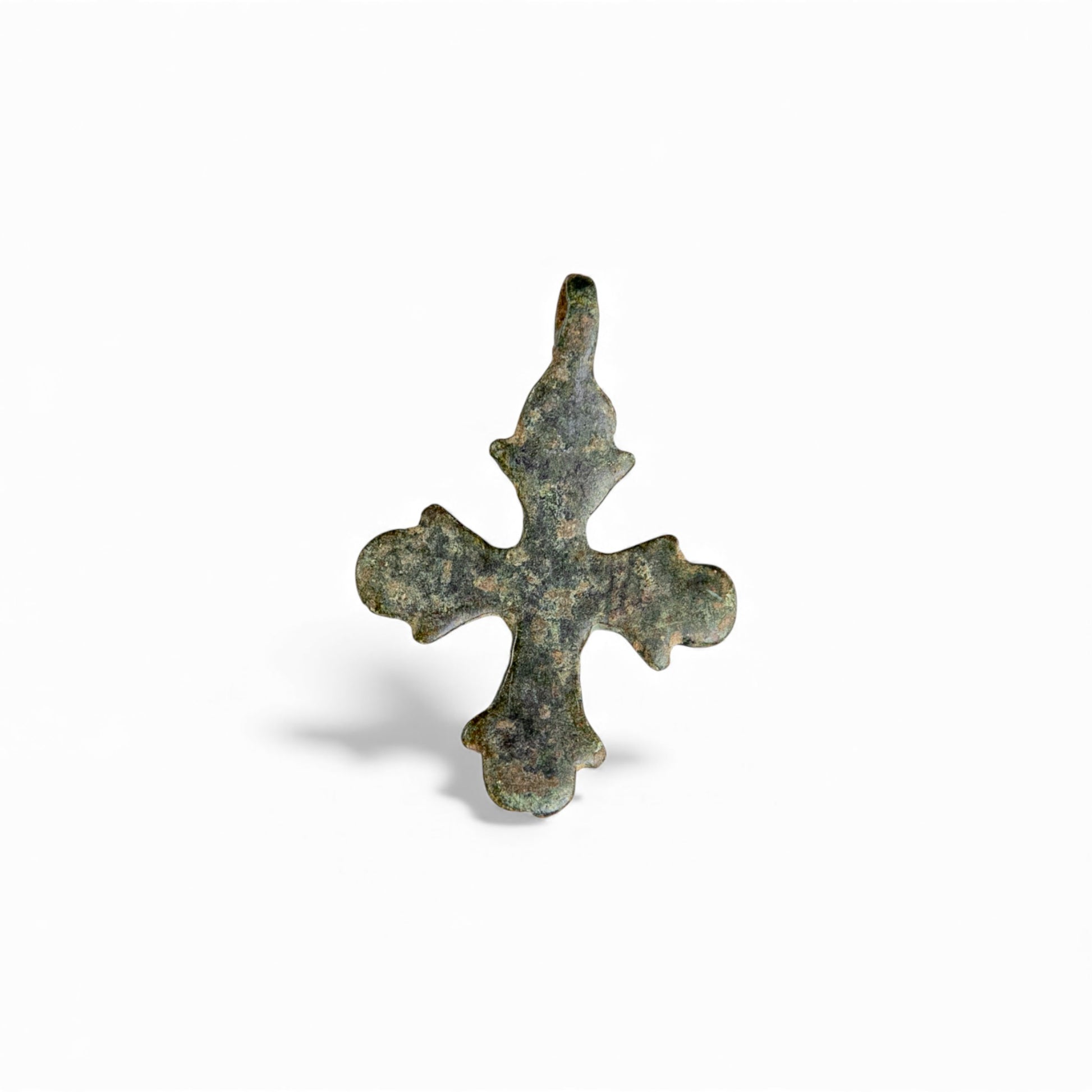 Medieval Bronze Cross Pendant – “Oswin” (11th–13th c. AD) Aurora Antiqua