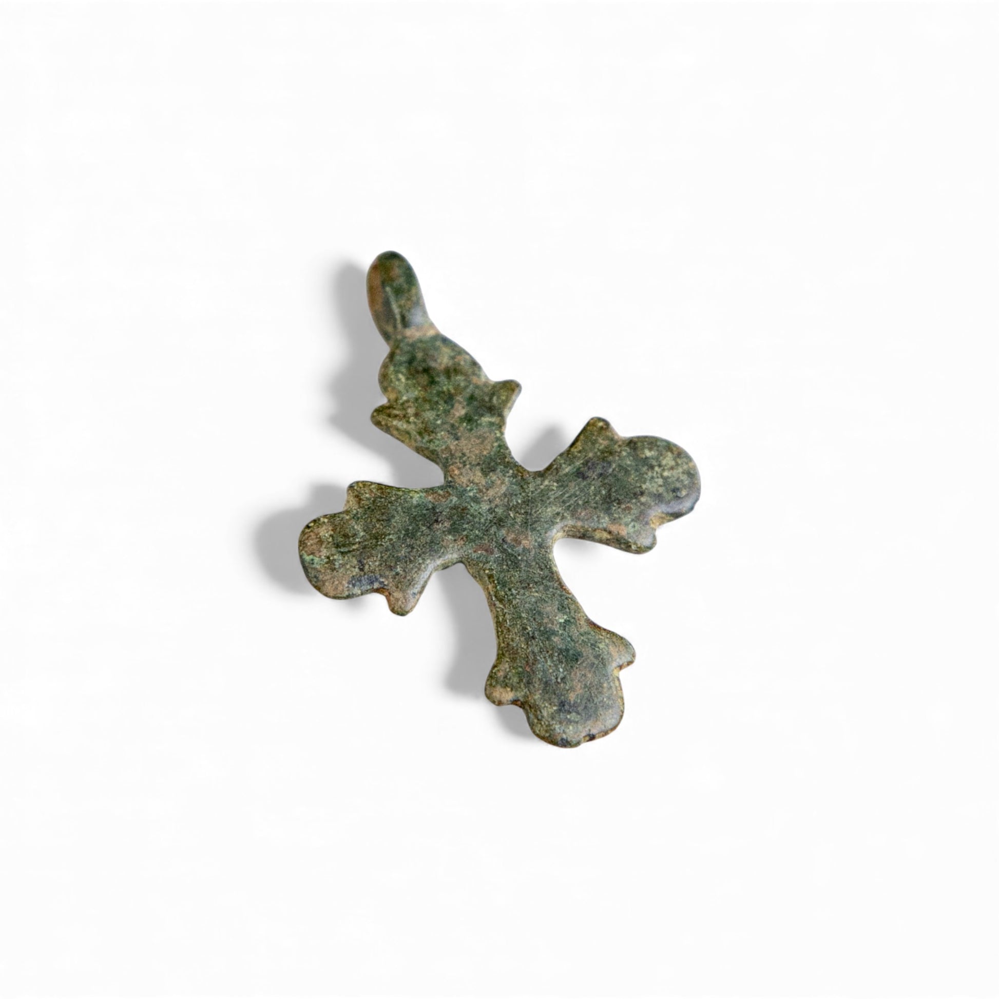 Medieval Bronze Cross Pendant – “Oswin” (11th–13th c. AD) Aurora Antiqua