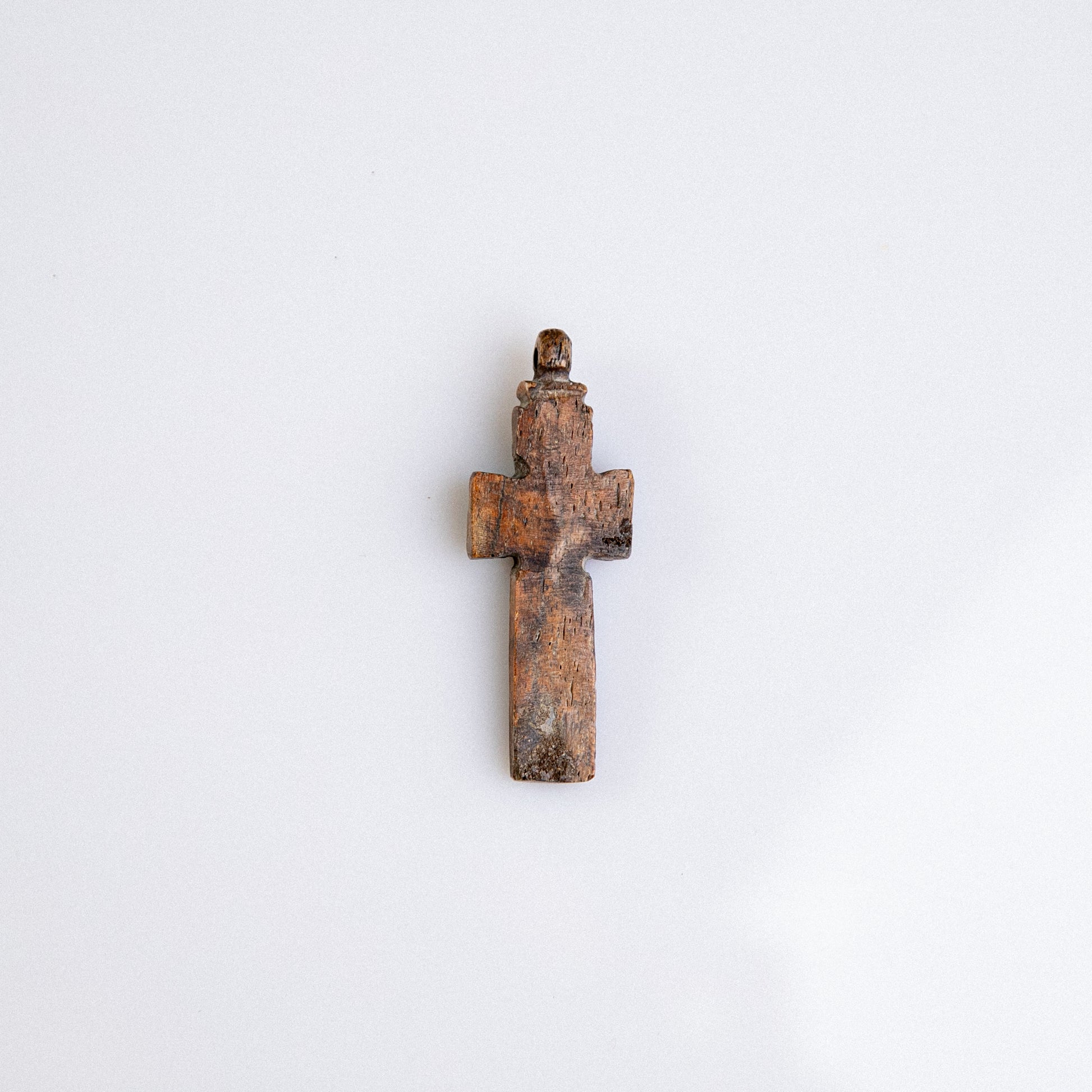 Byzantine Bone Devotional Cross with Christogram – “Ionas” (12th–15th c. AD) Aurora Antiqua