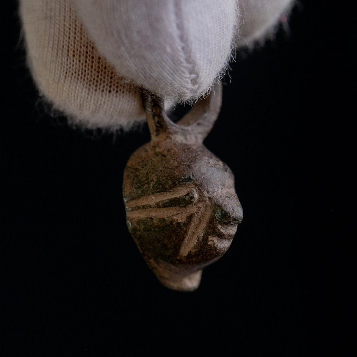 Early Medieval Bronze Anthropomorphic Pendant – “Svar” (9th–12th c. AD) Aurora Antiqua