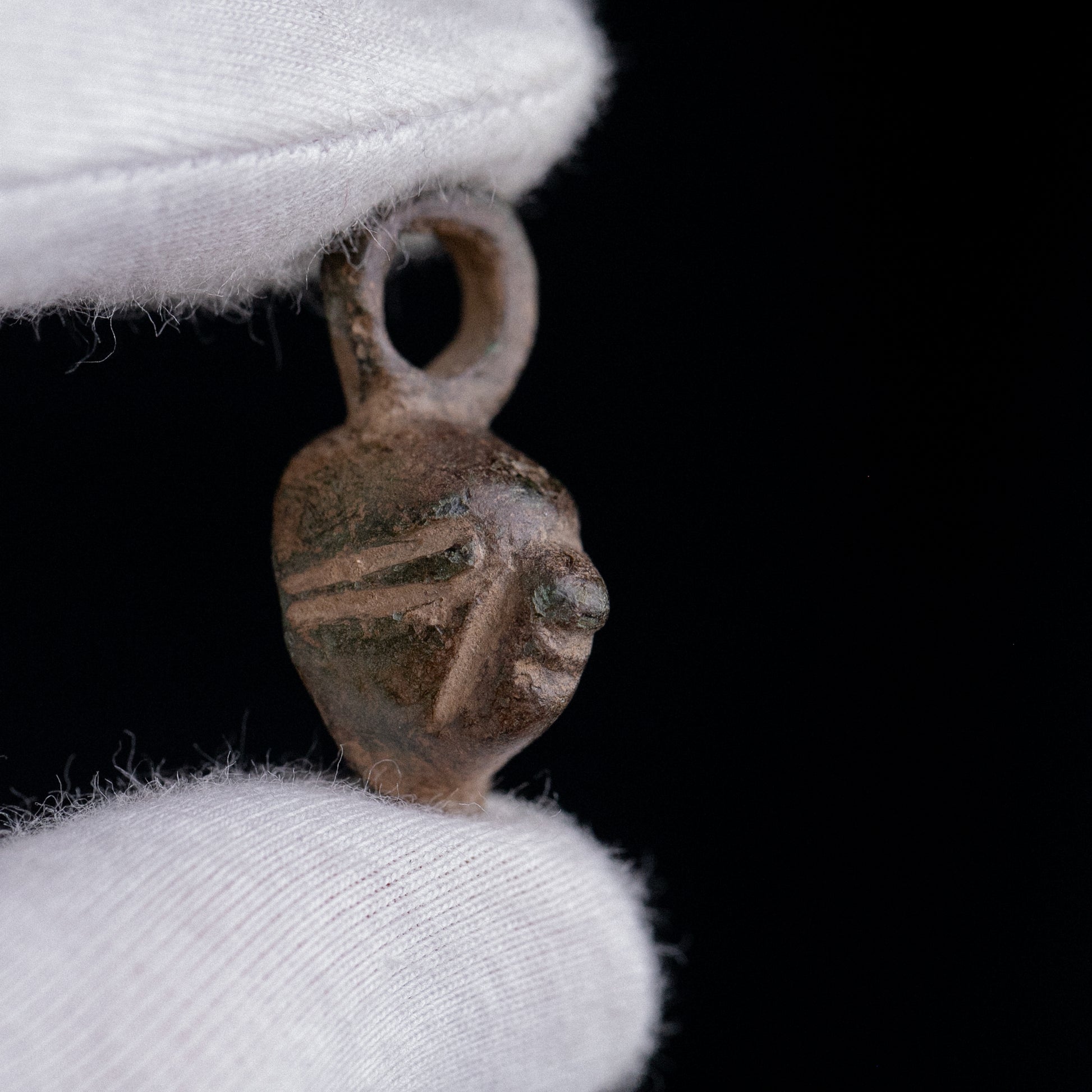 Early Medieval Bronze Anthropomorphic Pendant – “Svar” (9th–12th c. AD) Aurora Antiqua