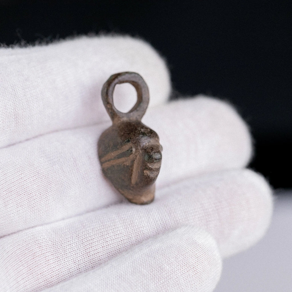 Early Medieval Bronze Anthropomorphic Pendant – “Svar” (9th–12th c. AD) Aurora Antiqua
