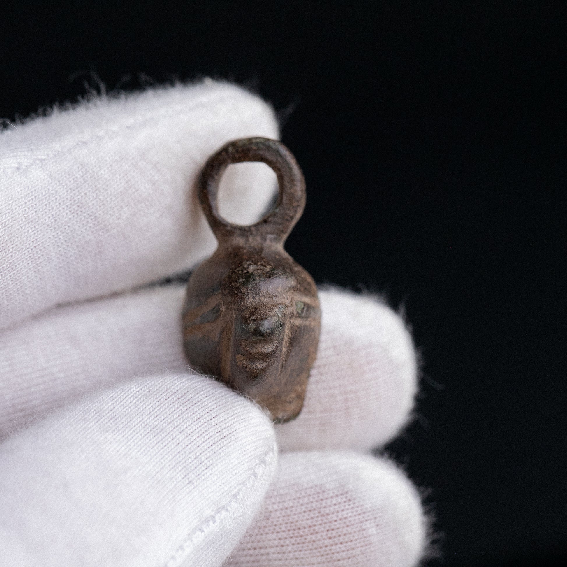 Early Medieval Bronze Anthropomorphic Pendant – “Svar” (9th–12th c. AD) Aurora Antiqua