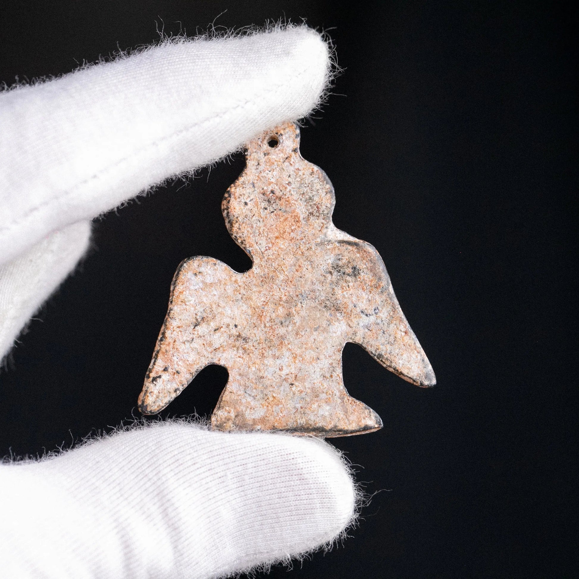 Roman Bronze Owl Pendant – “Noctua” (1st–3rd c. AD) Aurora Antiqua