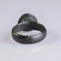 Medieval Bronze Military Seal Ring – “Adalric” (11th–13th c. AD) – EU 59 Aurora Antiqua