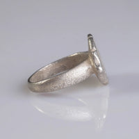 Medieval Silver Ring with Interlaced Star Motif – “Ivor” (12th–14th c. AD) – EU 55 / US 7.25 Aurora Antiqua