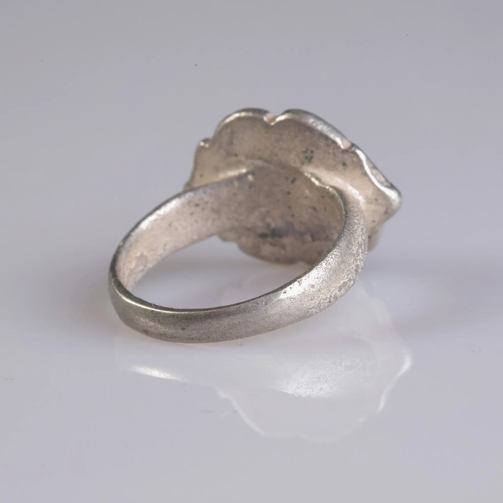 Medieval Silver Ring with Interlaced Star Motif – “Ivor” (12th–14th c. AD) – EU 55 / US 7.25 Aurora Antiqua