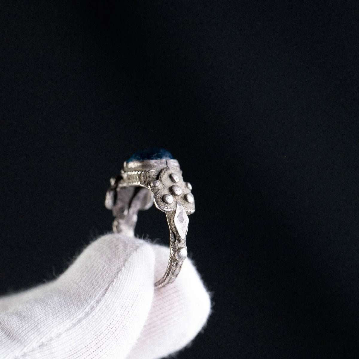 Medieval Silver Ring 'Nadir' (9th-13th c. AD) EU 59/US 8.75