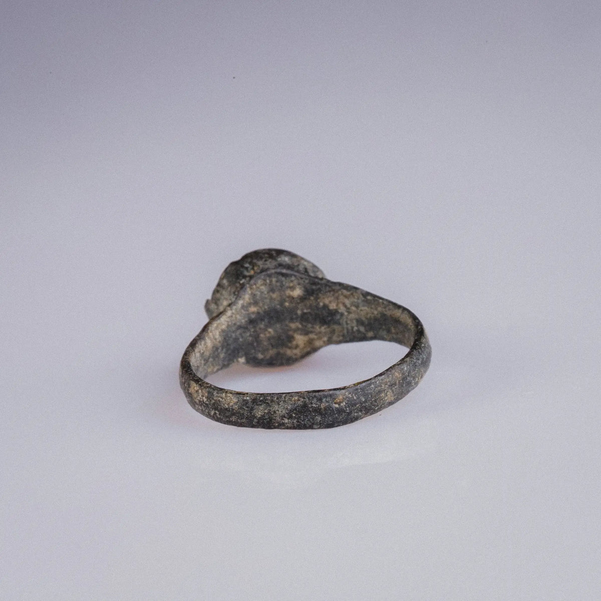 Medieval Bronze Ring 'Oculus' (12th-14th CE) EU 50/US 5.25