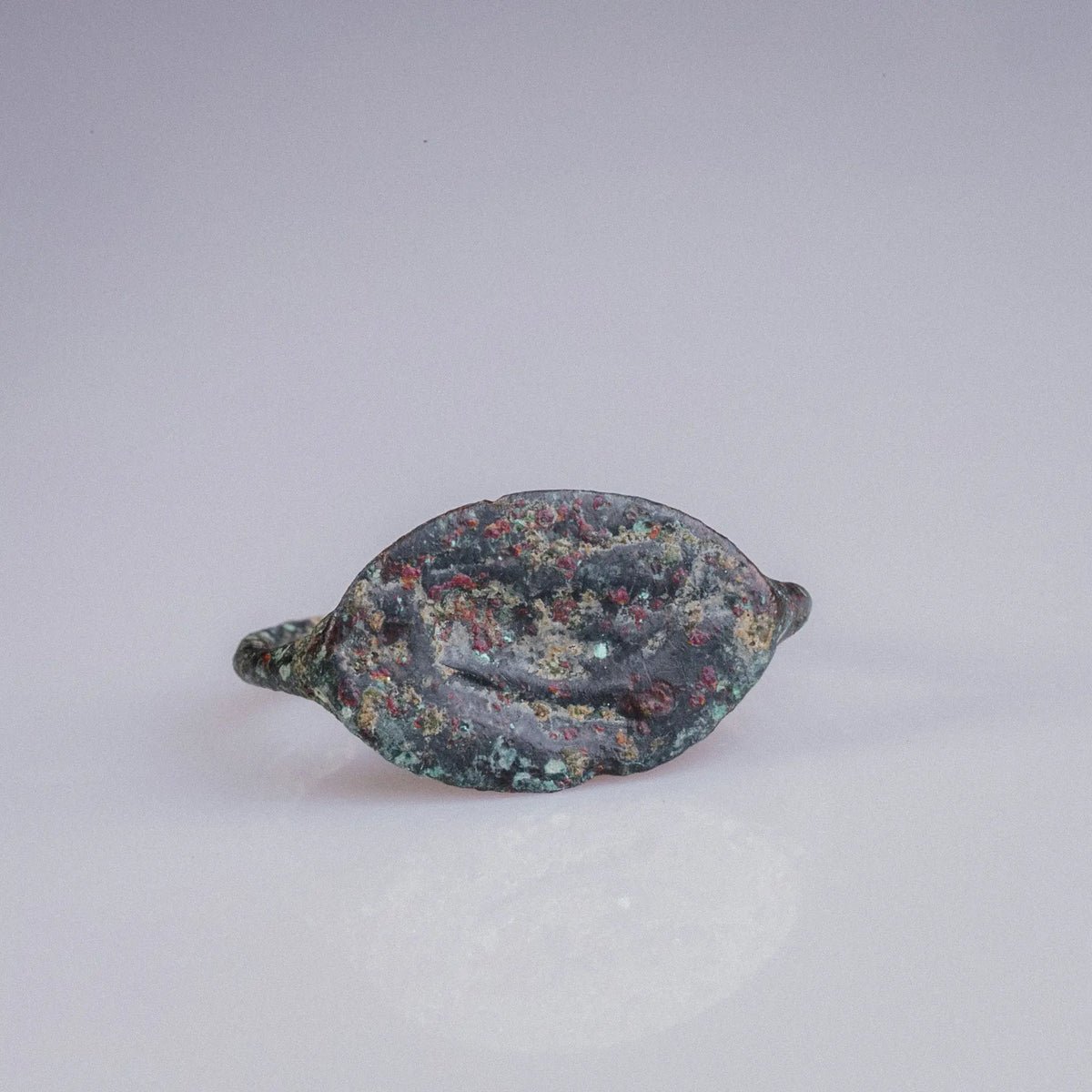 Roman Bronze Signet Ring 'Aurelianus' (1st BCE-2nd CE) EU 63/US 10.5