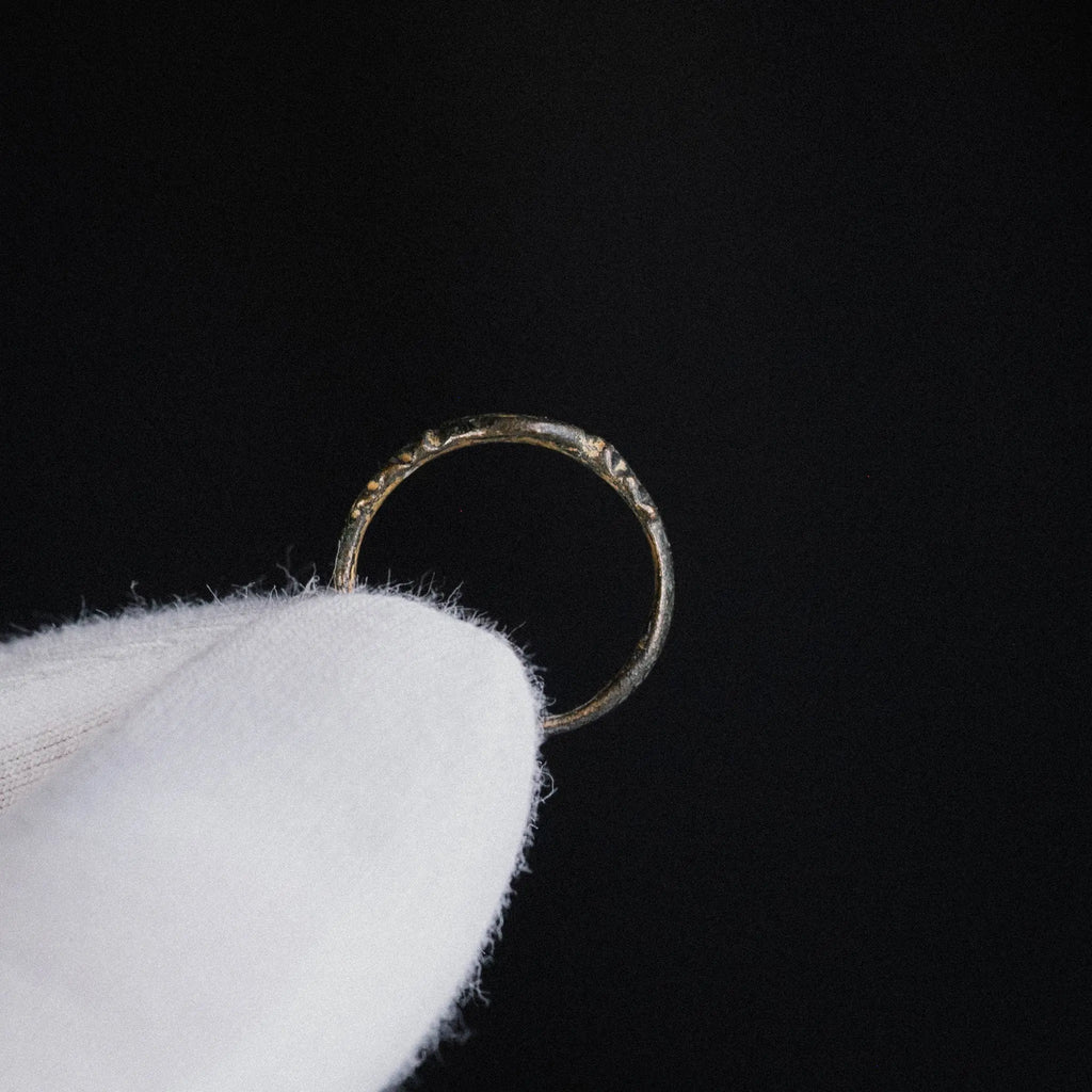 Late Roman Bronze Ring with Apotropaic Motif – “Praesidium” (3rd–5th CE) – EU 51 / US 5.75 Aurora Antiqua