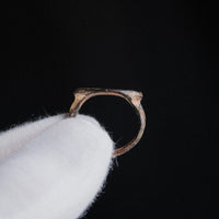 Late Roman Bronze Ring with Apotropaic Eye Motif – “Tutela” (3rd–4th CE) – EU 51 / US 5.75 Aurora Antiqua