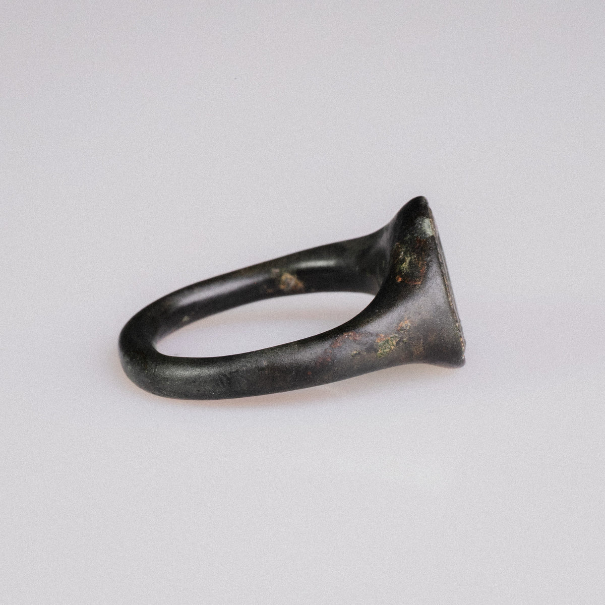 Renaissance Bronze Signet Ring 'Valerius' (16th CE) EU 59/US 8.75