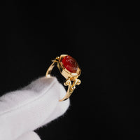 Roman Carnelian Intaglio Ring of Minerva in Victorian Gold Mount – 'Minerva' (2nd–3rd CE, Mount 19th CE) — view 7