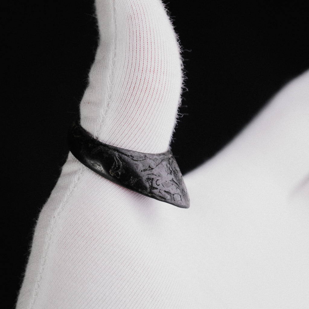 Medieval Bronze Archer’s Thumb Ring – “Sagitta” (11th–12th CE) – EU 67 / US 12.75