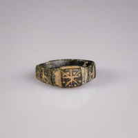 Medieval Bronze Military Seal Ring – 'Bellator' (11th–13th CE)