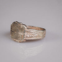 Late Medieval Silver Signet Ring with Plain Bezel – 'Modestus' (14th–16th CE) — view 6