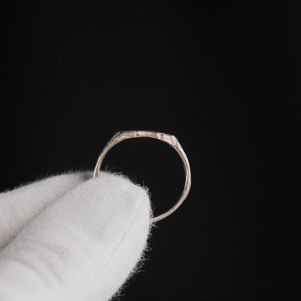 Late Medieval Silver Signet Ring with Plain Bezel – “Modestus” (14th–16th CE) – EU 62 / US 10