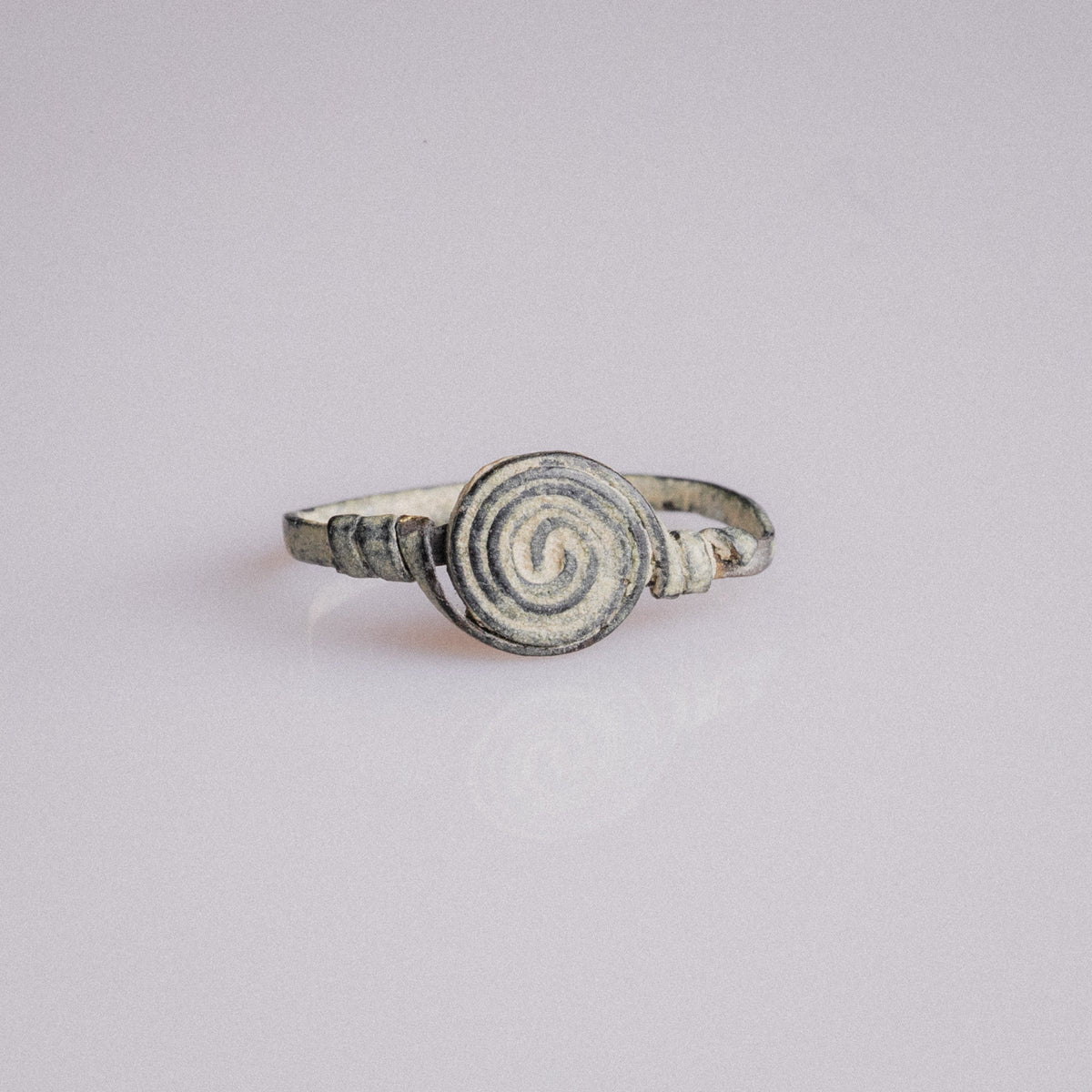 Roman Bronze Ring 'Spiralis' (1st-3rd CE) EU 51/US 5.75