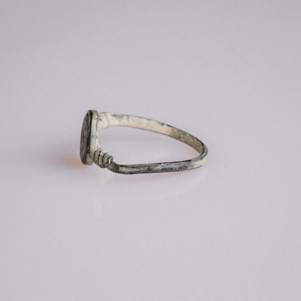 Roman Bronze Ring 'Spiralis' (1st-3rd CE) EU 51/US 5.75