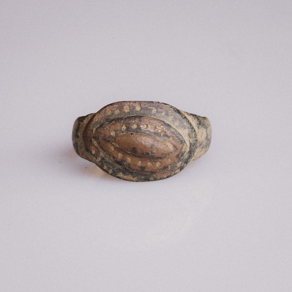 Medieval Bronze Ring 'Byzantion' (6th-11th CE) EU 51/US 5.75