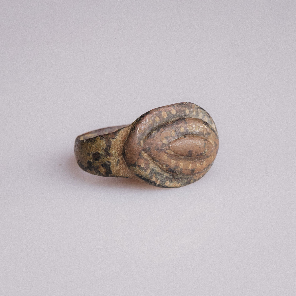 Medieval Bronze Ring 'Byzantion' (6th-11th CE) EU 51/US 5.75