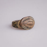 Early Medieval Bronze Ring with Punched Dot Bezel - 'Byzantion' (6th–11th CE)