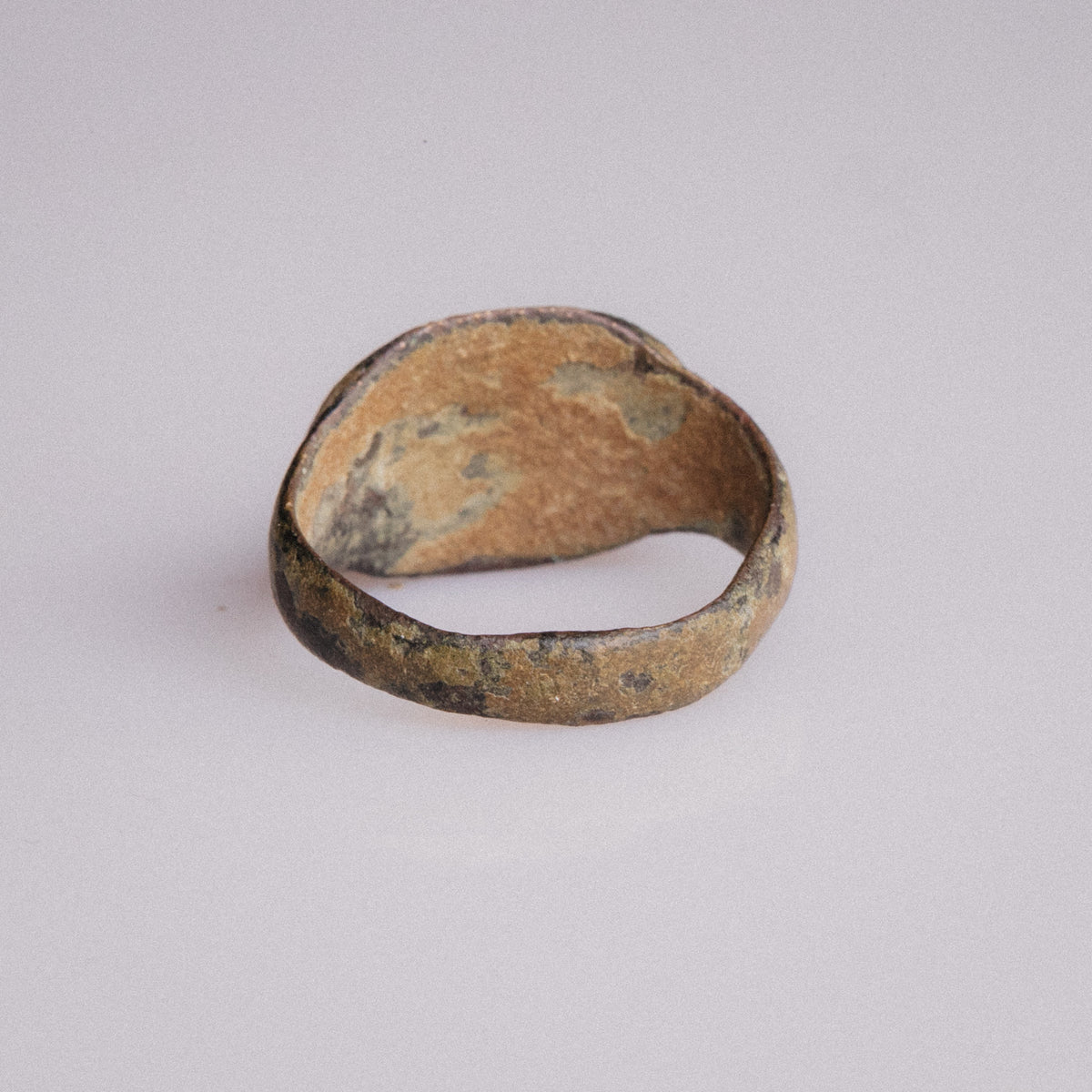 Medieval Bronze Ring 'Byzantion' (6th-11th CE) EU 51/US 5.75
