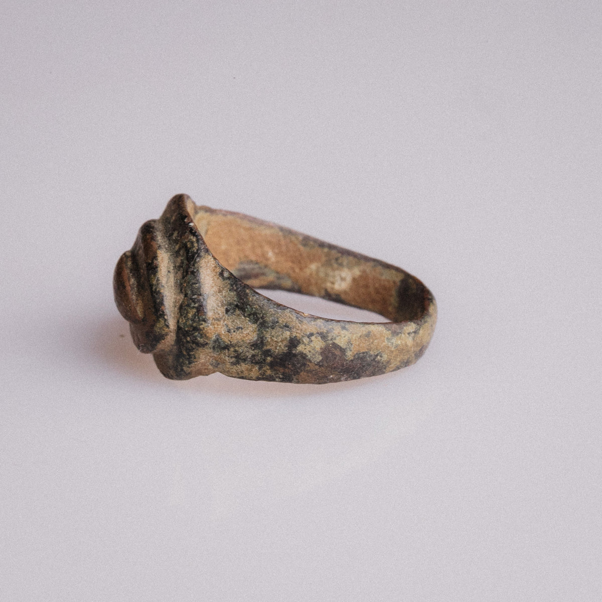 Medieval Bronze Ring 'Byzantion' (6th-11th CE) EU 51/US 5.75