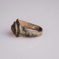 Early Medieval Bronze Ring with Punched Dot Bezel - 'Byzantion' (6th–11th CE) — view 5