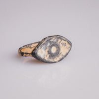 Late Roman Bronze Enamelled Signet Ring – 'Orbiculus' (3rd–4th CE)
