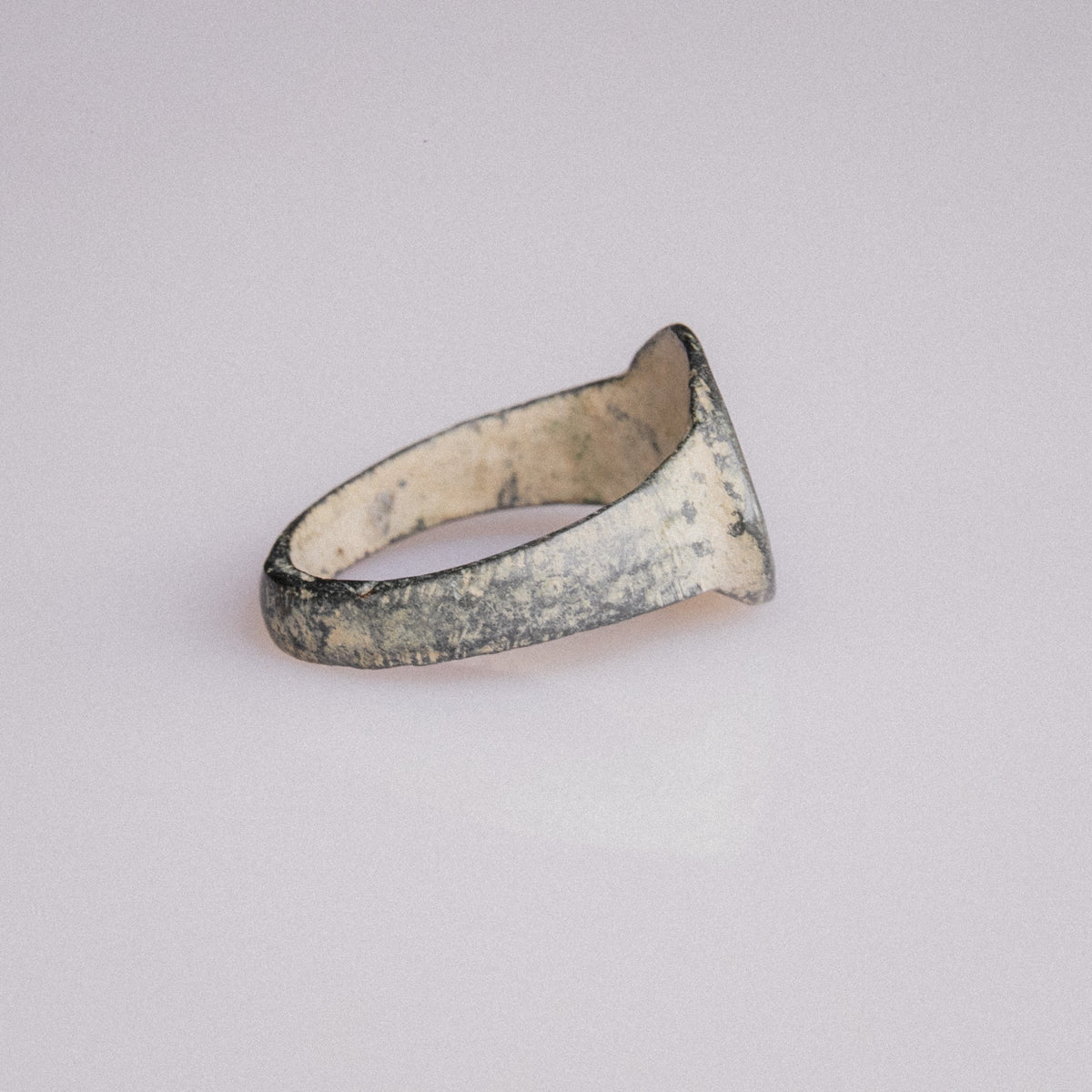 Medieval Bronze Ring 'Custodia' (8th-11th CE) EU 51/US 5.75