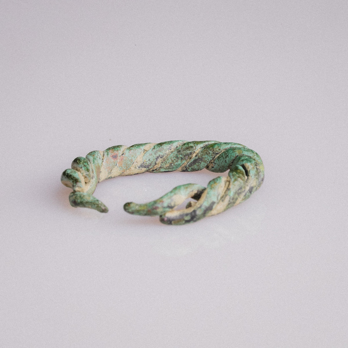 Viking Age Nordic Bronze Twisted Wire Ring – 'Eirik' (8th–11th CE) – EU 54 / US 7