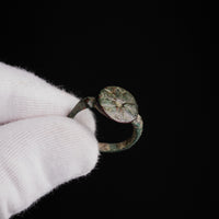 Late Roman to Early Medieval Bronze Star Signet Ring – 'Stellatus' (3rd–6th CE) — view 7