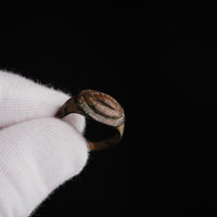 Early Medieval Bronze Ring with Punched Dot Bezel - 'Byzantion' (6th–11th CE) — view 8